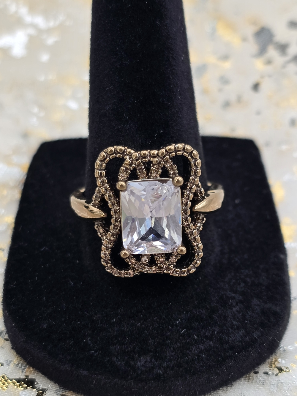 Size 11½ Marked 925 Rosalie Antique Style Ring